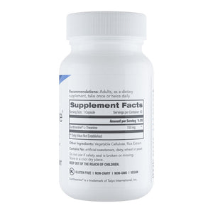 SunTheanine 60 Veggie Capsules Bottle - Supplement Facts