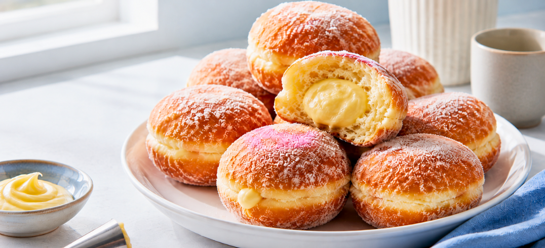 Bakery-Style Bomboloni Doughnuts