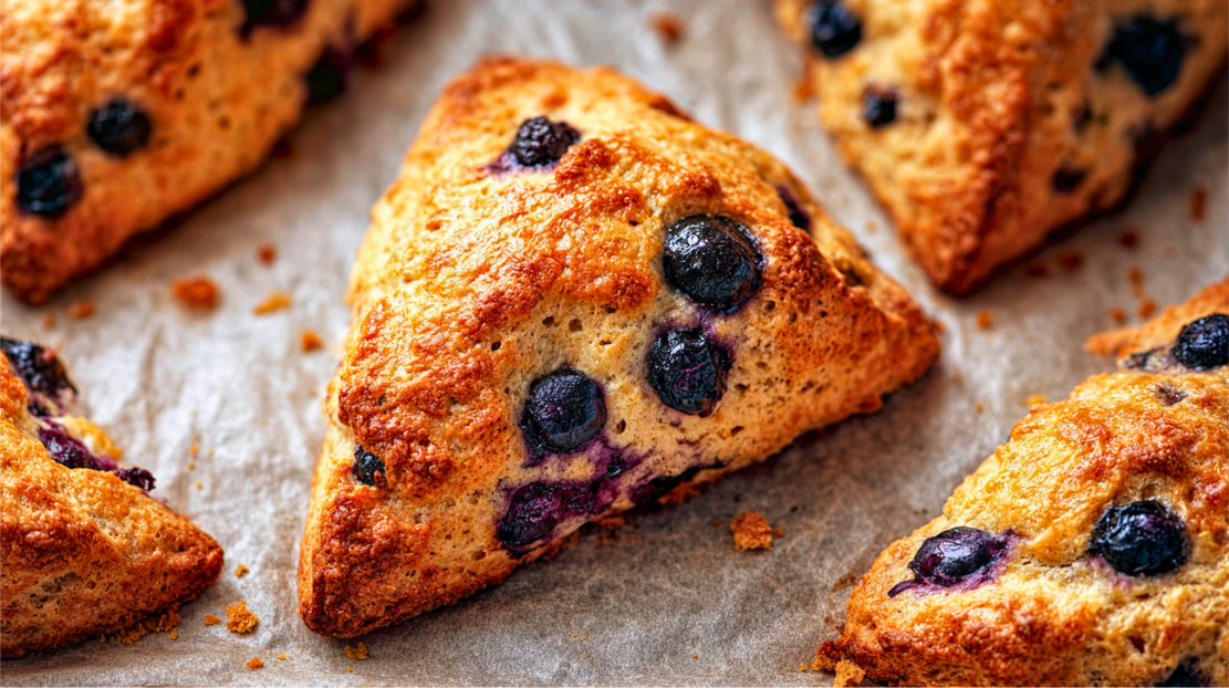 Blueberry Cottage Cheese Scones