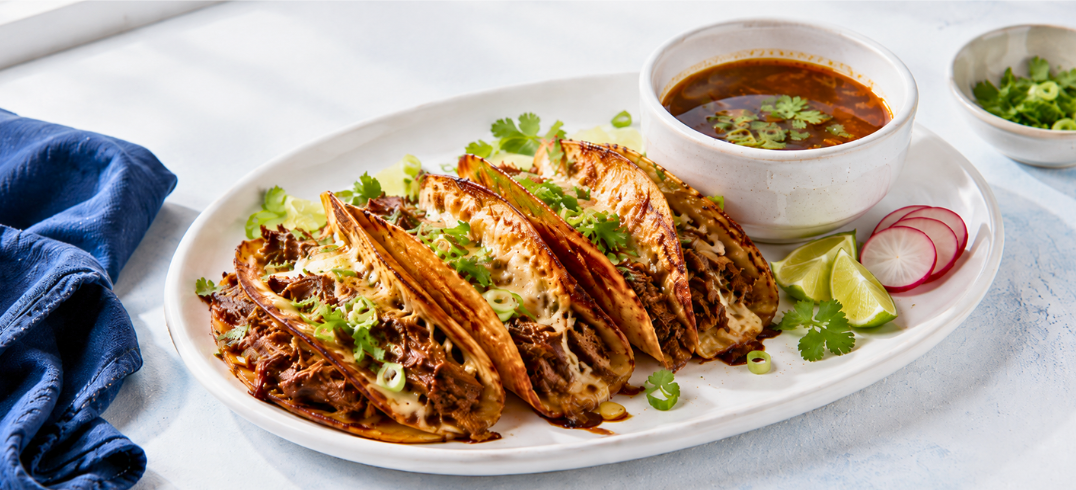 Crispy Birria Tacos