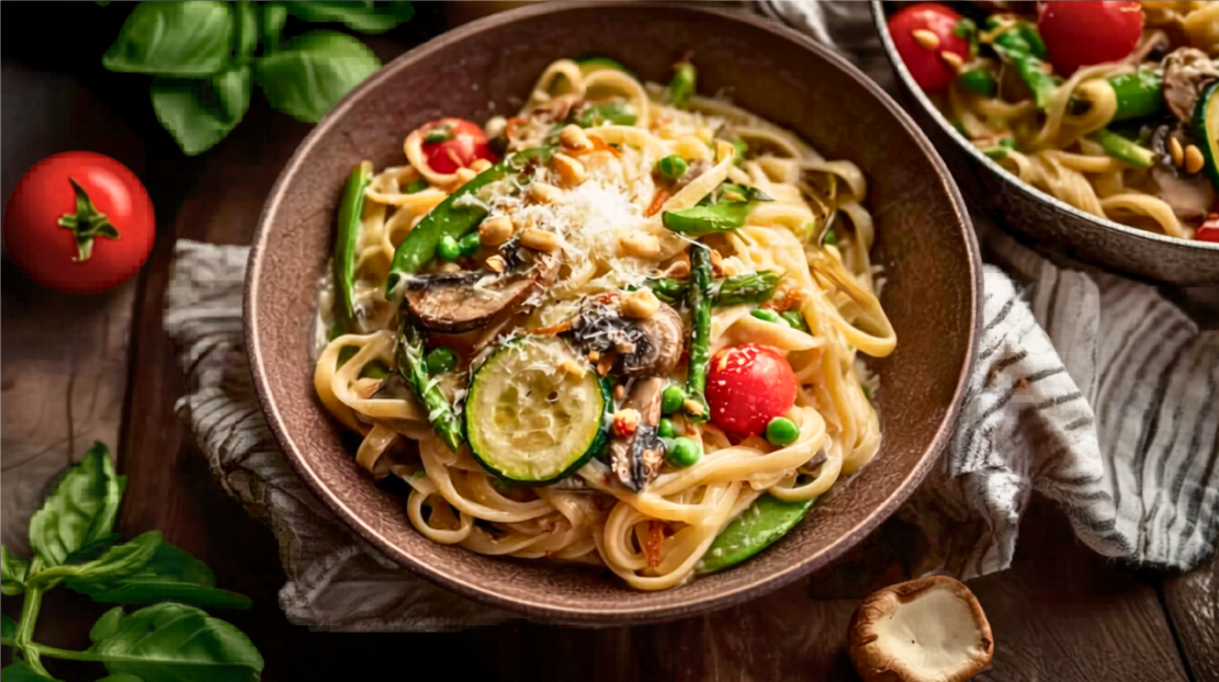 Dairy-Free Primavera Pasta