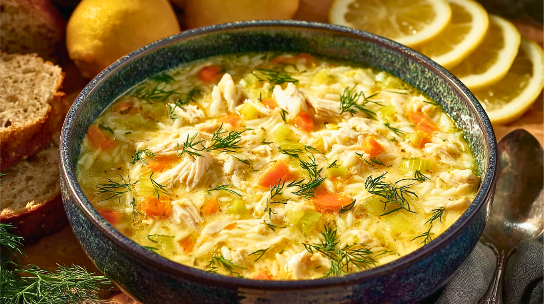 Greek Lemon Chicken Soup