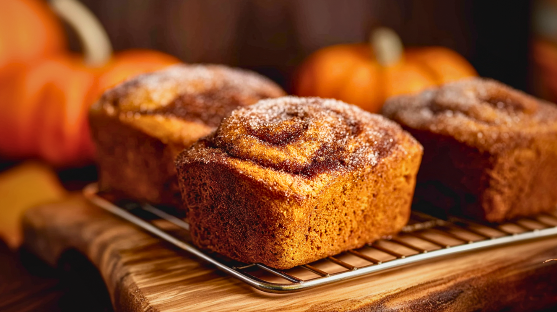 Healthy Cinnamon Swirl Pumpkin Minis