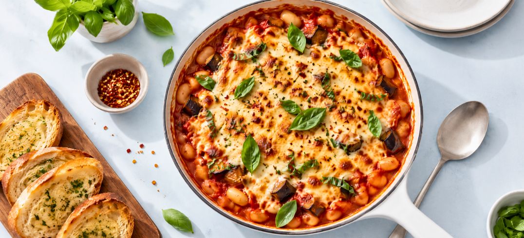 Low-FODMAP Cheesy Vegan Pizza Beans