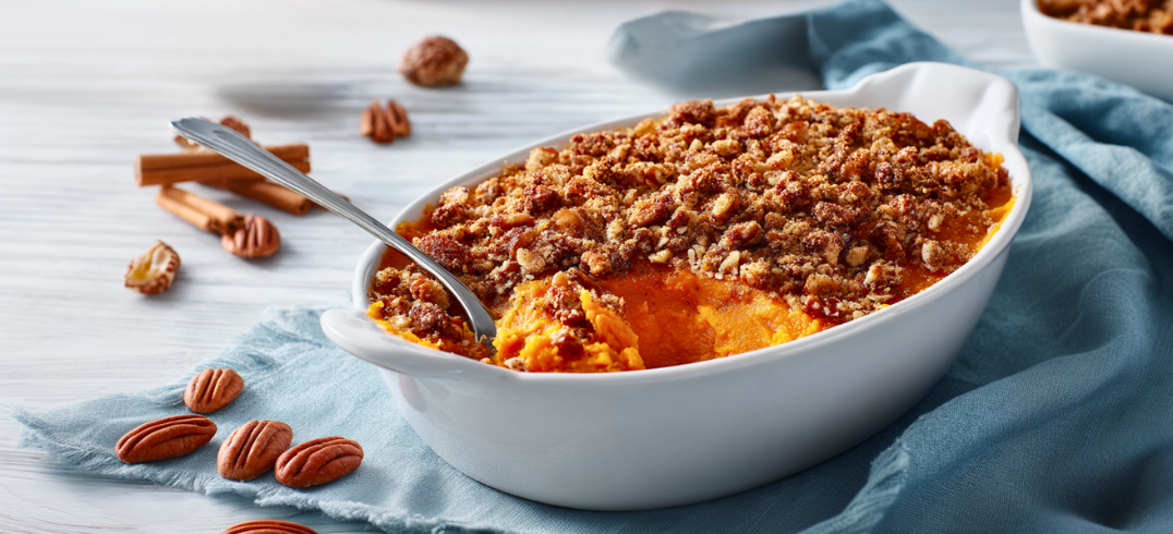 Maple-Spiced Sweet Potato Casserole