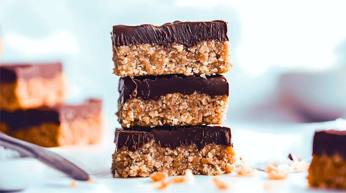 No-Bake Coconut Protein Bars