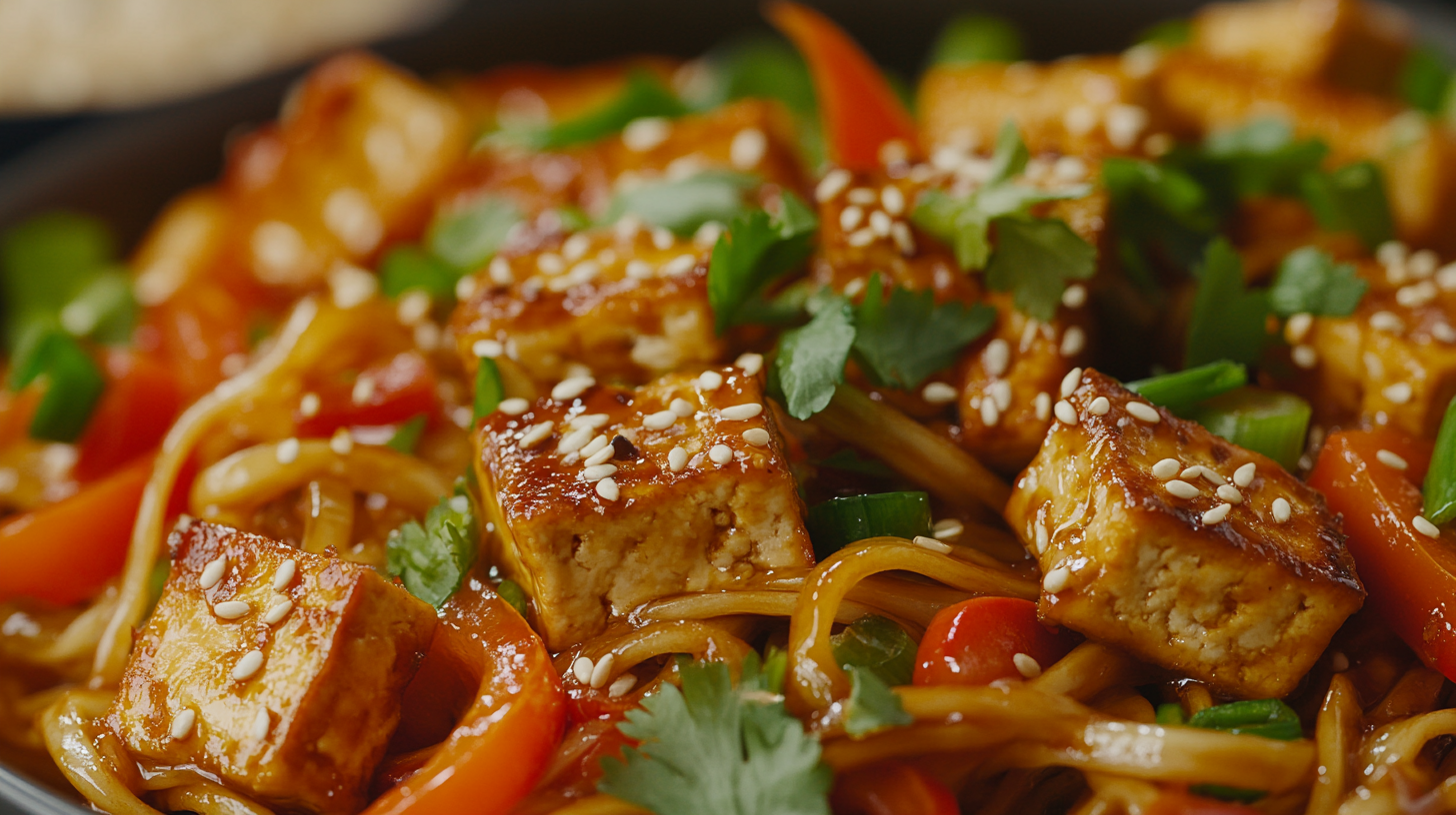 One-Pan Tofu Noodle Bowl