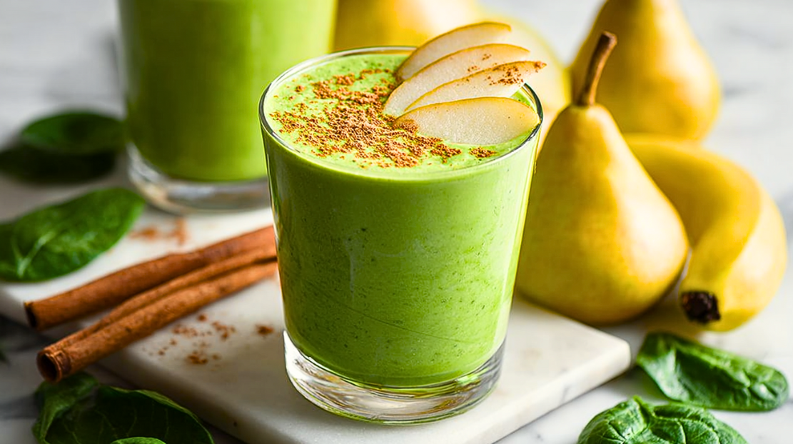 Pear & Spinach Power Smoothie