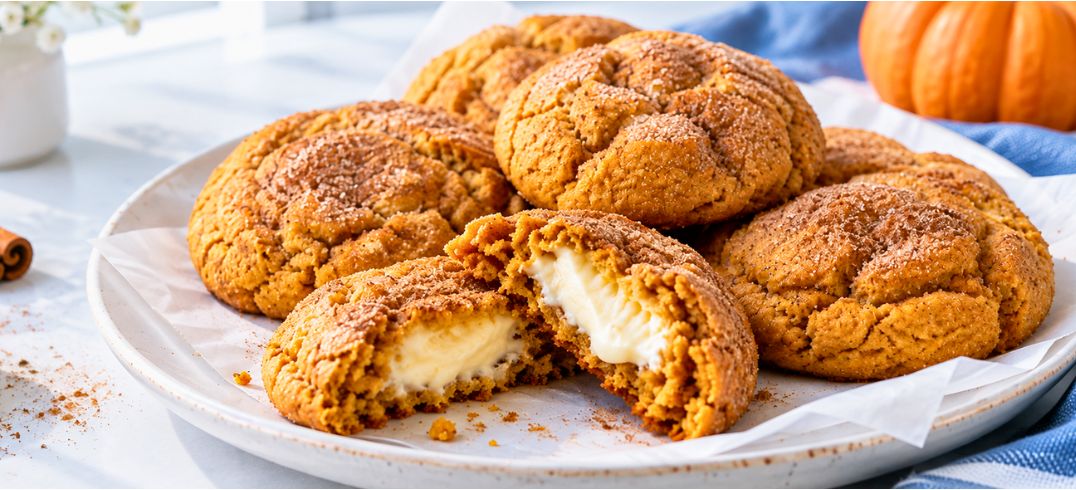 Pumpkin Cheesecake Cookies