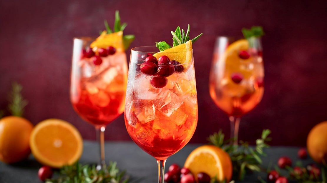 Thanksgiving Cranberry Spritzer