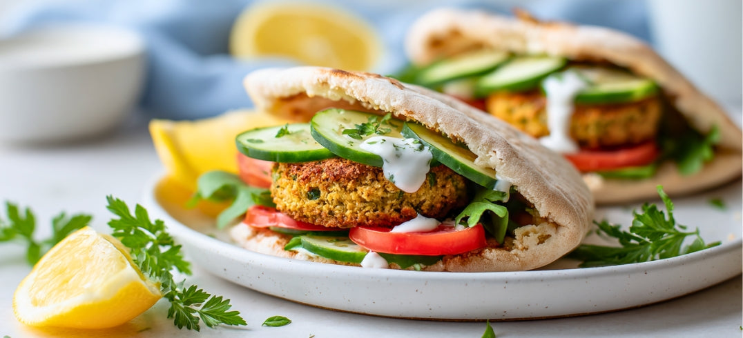 Vegan-Friendly Falafel Pita Sandwich