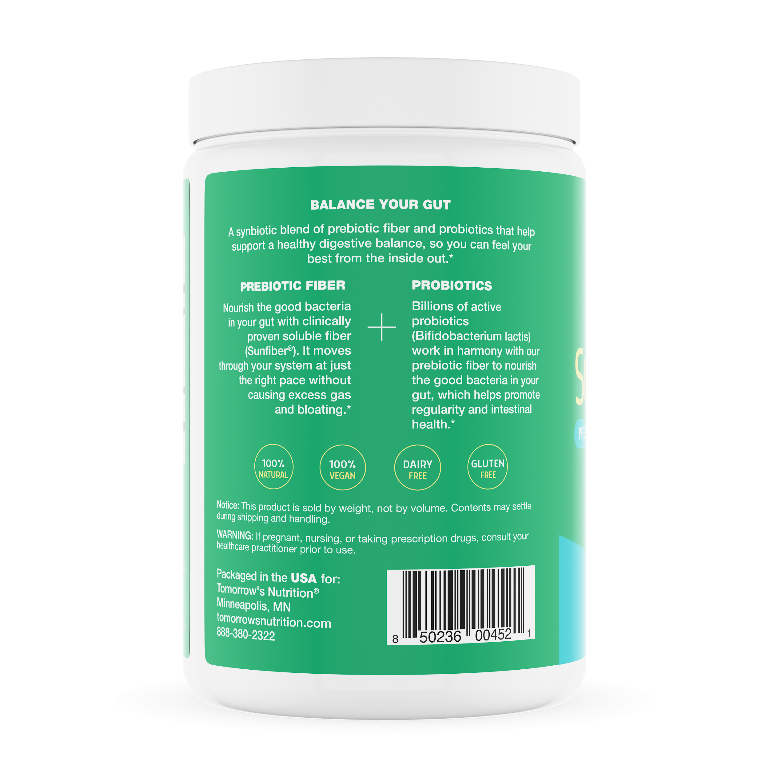 Sunfiber® GI 30-Day Powder