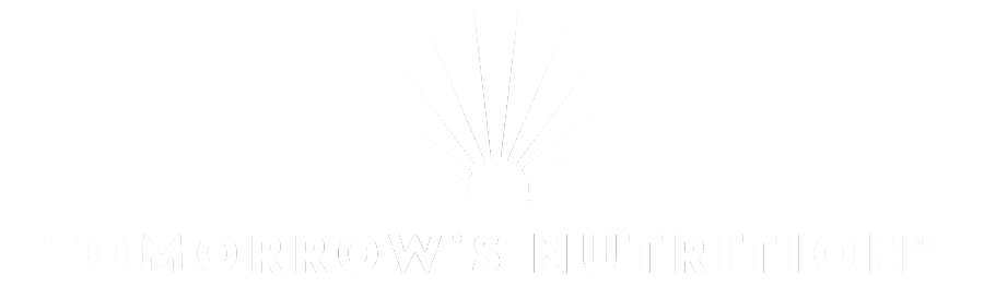 Tomorrow's Nutrition White Logo