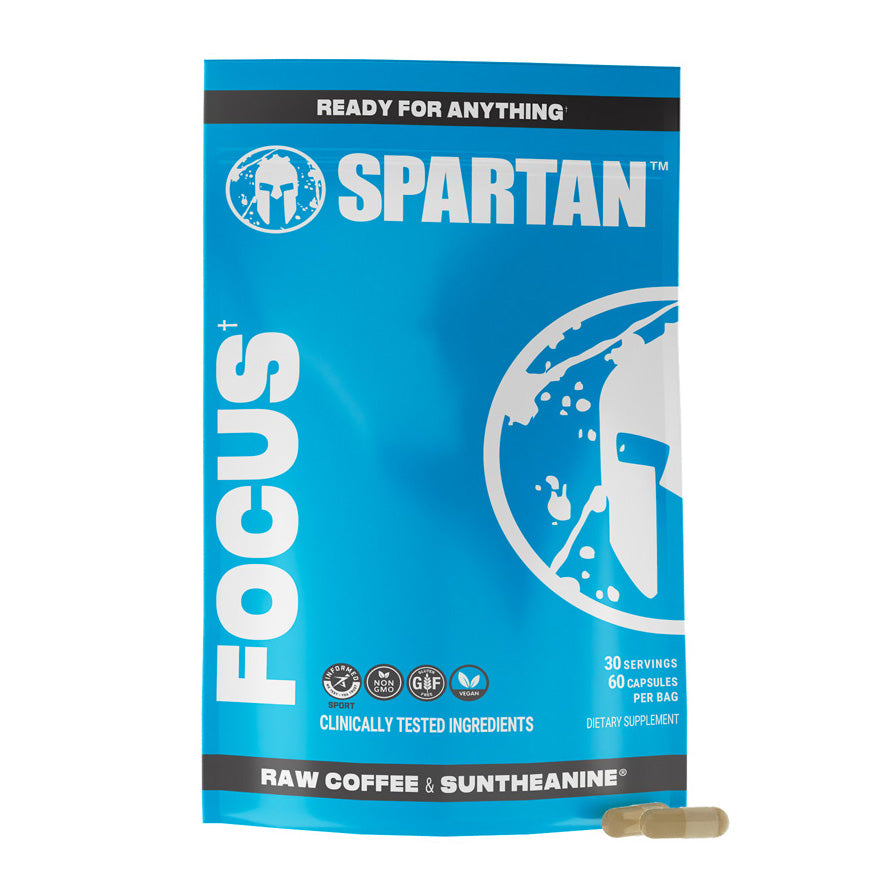 Spartan Focus Front of Product Pouch with two capsules