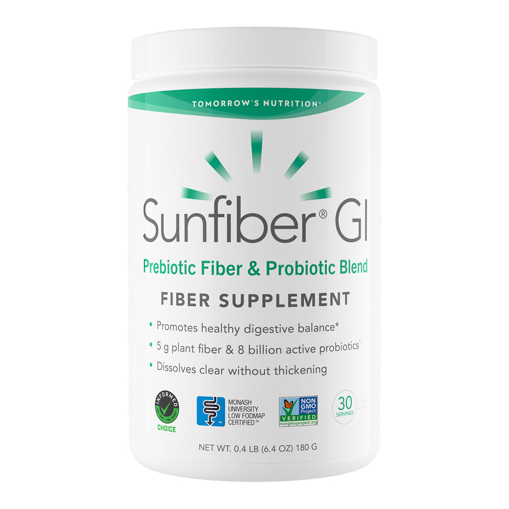 Tomorrow's Nutrition Sunfiber front of product